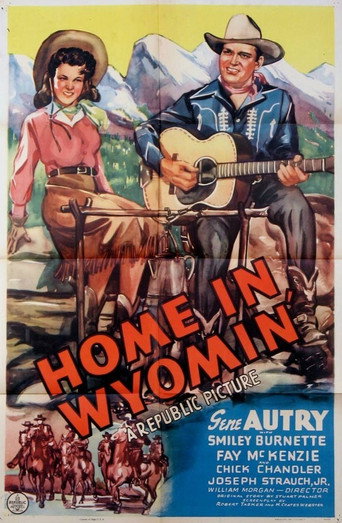 Póster de Home in Wyomin'