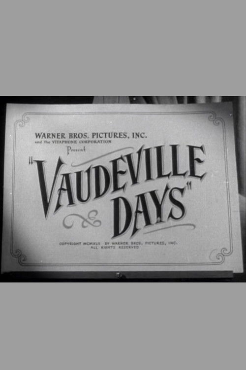 Póster de Vaudeville Days
