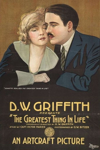 Póster de The Greatest Thing in Life