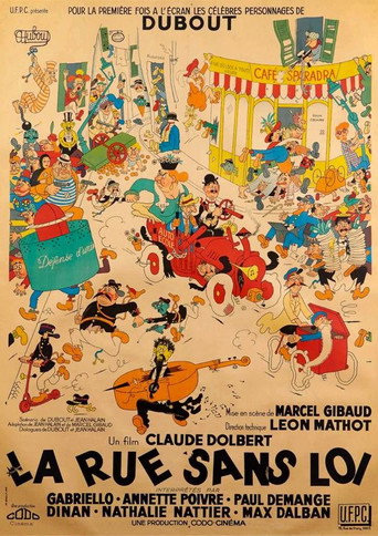 Póster de La Rue sans loi