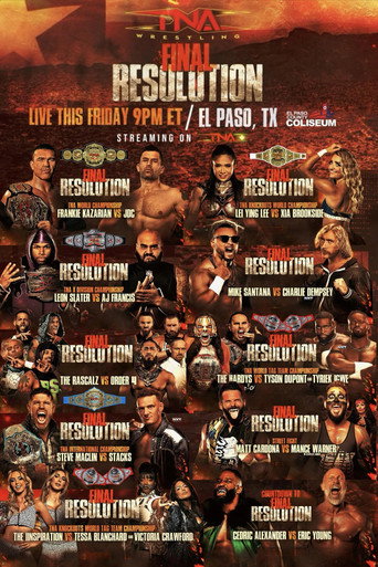 Póster de TNA Final Resolution 2025