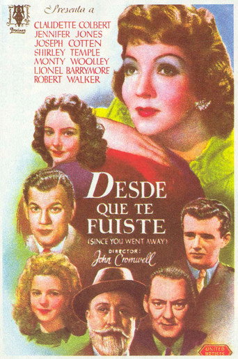 Póster de Since You Went Away