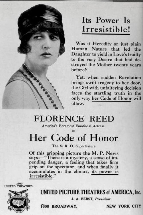 Póster de Her Code of Honor