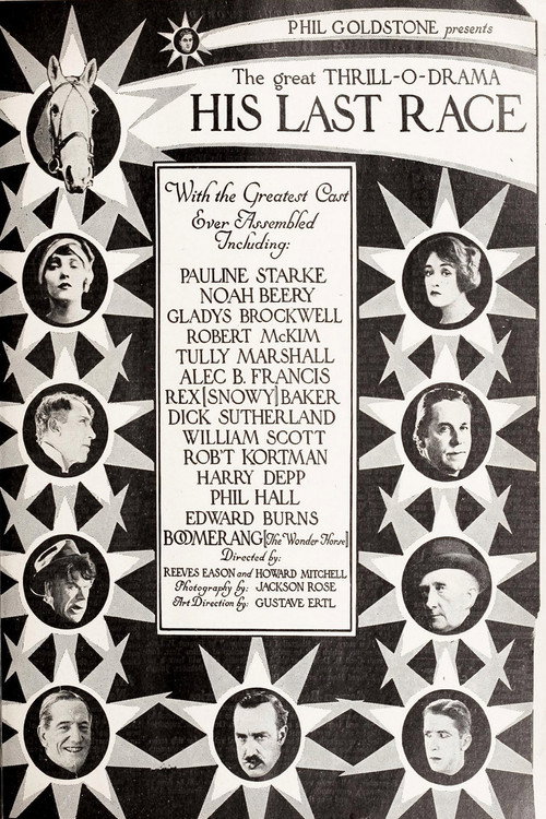 Póster de His Last Race