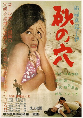 Póster de 砂の穴 情事のからくり