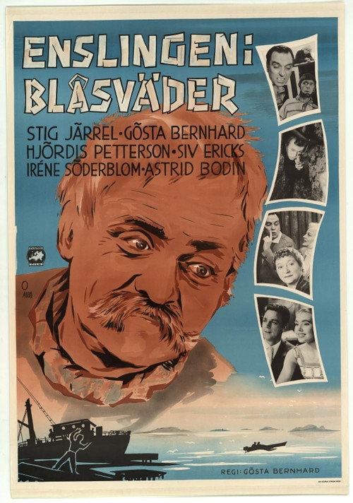 Póster de Enslingen i blåsväder