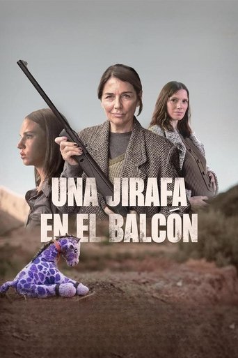 Póster de Una jirafa en el balcón