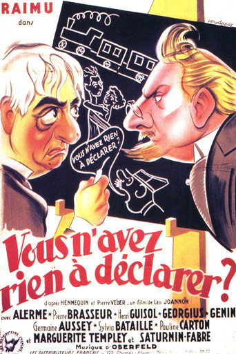 Póster de Vous n'avez rien à déclarer ?