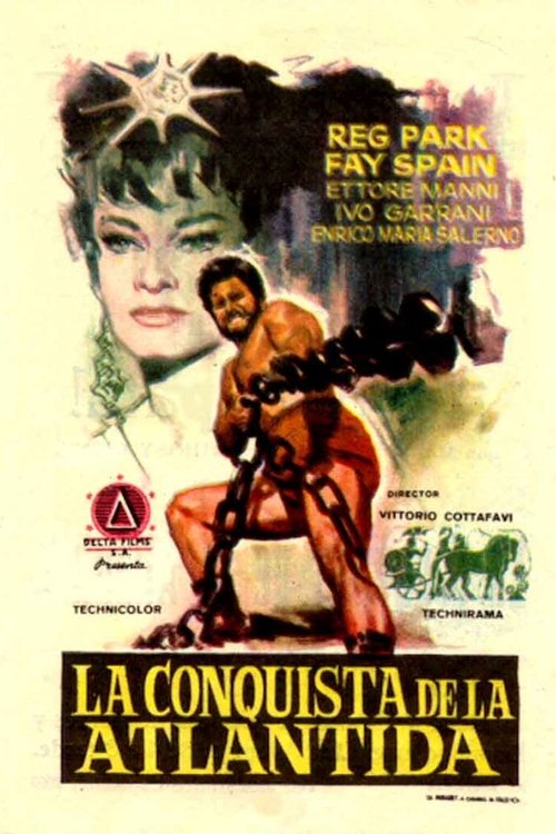 Póster de Hércules y la conquista de la Atlantida