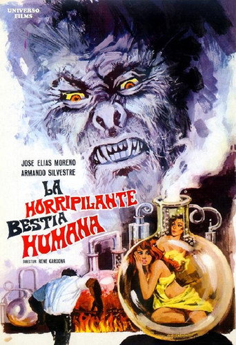 Póster de La horripilante bestia humana