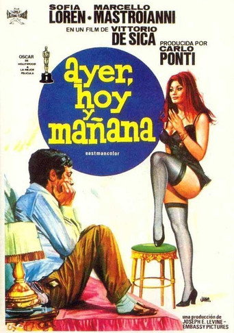 Póster de Ayer, hoy y mañana