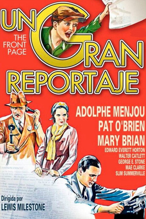 Póster de The Front Page