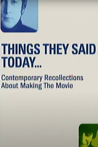 Póster de Things They Said Today