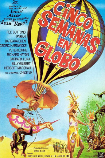 Póster de Five Weeks in a Balloon