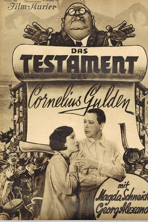 Póster de Das Testament des Cornelius Gulden