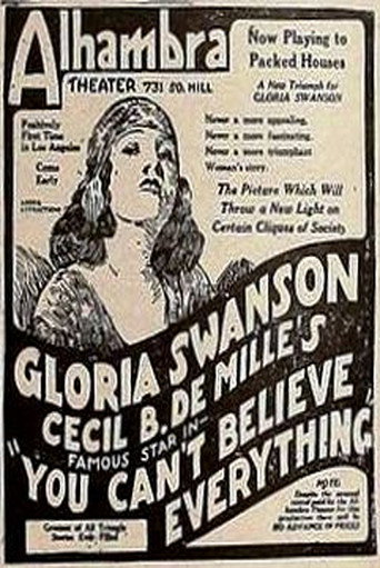 Póster de You Can't Believe Everything
