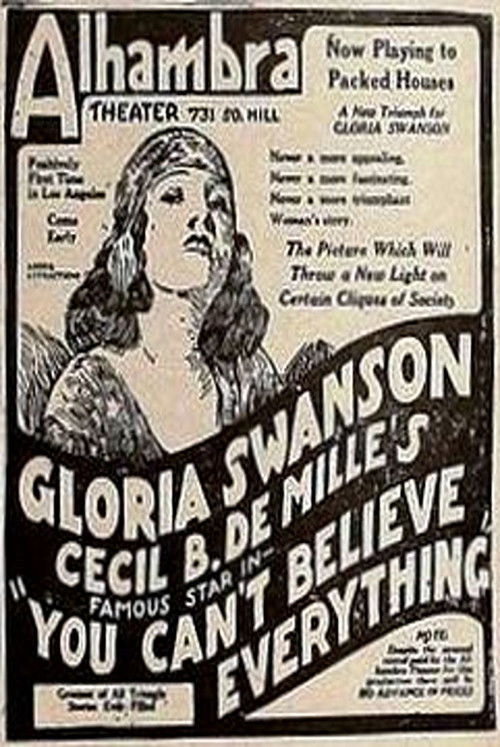 Póster de You Can't Believe Everything