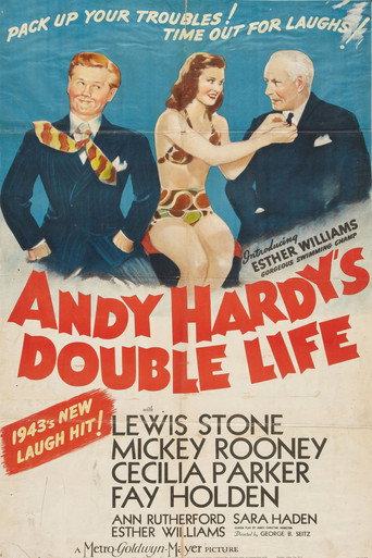 Póster de Andy Hardy's Double Life