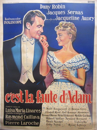 Póster de C'est la faute d'Adam