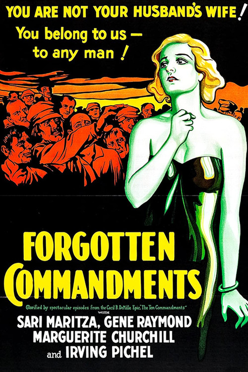 Póster de Forgotten Commandments