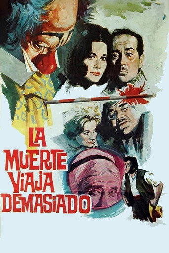 Póster de La muerte viaja demasiado