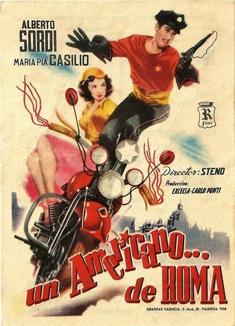 Póster de Un americano a Roma