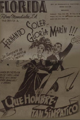 Póster de Qué hombre tan simpático