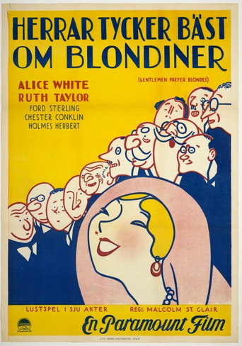 Póster de Gentlemen Prefer Blondes