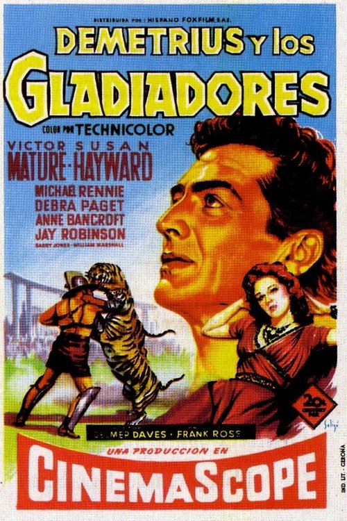 Póster de Demetrio el gladiador