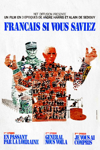 Póster de Français, si vous saviez