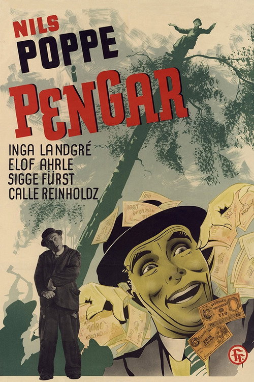 Póster de Pengar - en tragikomisk saga