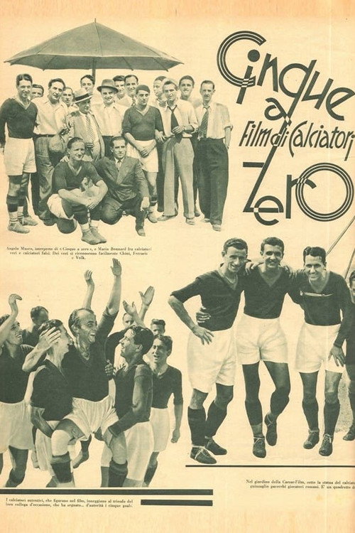 Póster de Cinque a zero