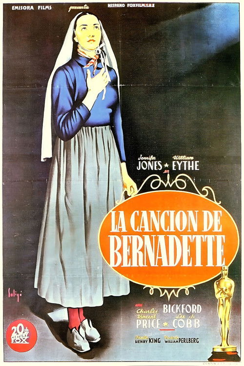 Póster de La canción de Bernadette