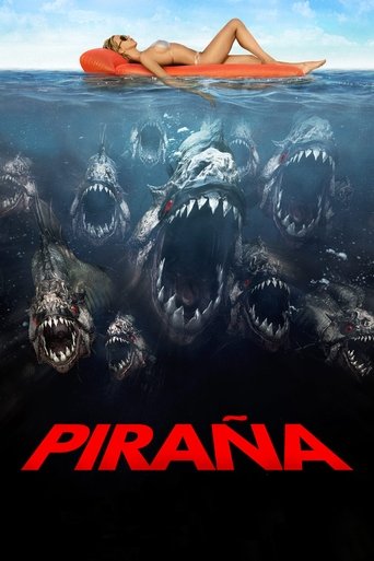 Póster de Pirañas 3D