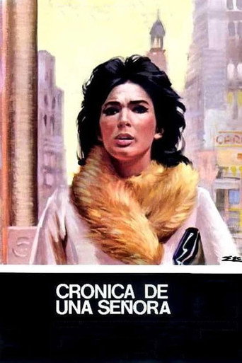 Póster de Crónica de una señora