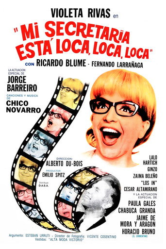 Póster de Mi secretaria está loca... loca... loca