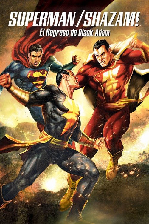Póster de Superman/Shazam! El regreso de Black Adam
