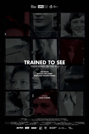 Póster de Trained to See – Three Women and the War