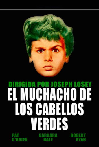 Póster de El niño del cabello verde