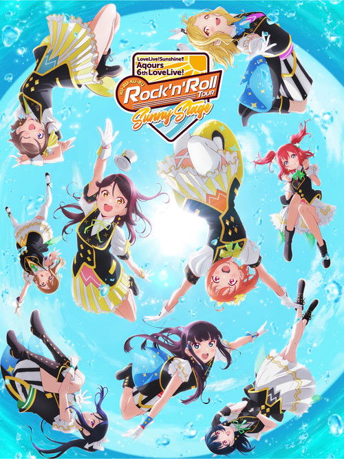 Póster de Love Live! Sunshine!! Aqours 6th LoveLive! ~KU-RU-KU-RU Rock 'n' Roll TOUR~ ＜SUNNY STAGE＞