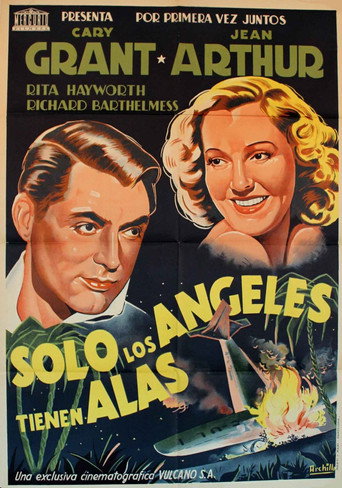Póster de Sólo los ángeles tienen alas