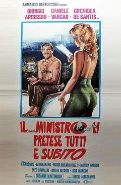 Póster de Il signor Ministro li pretese tutti e subito