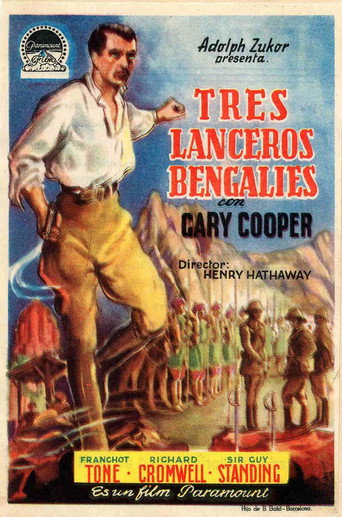 Póster de The Lives of a Bengal Lancer