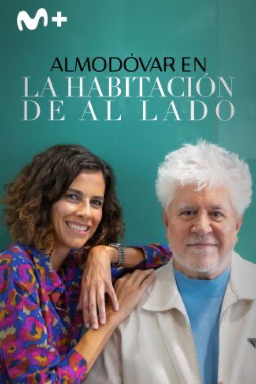 Póster de Almodóvar en La habitación de al lado