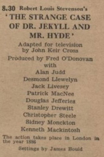 Póster de The Strange Case of Dr. Jekyll and Mr. Hyde