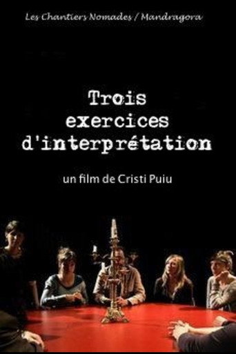 Póster de Trois exercices d'interprétation