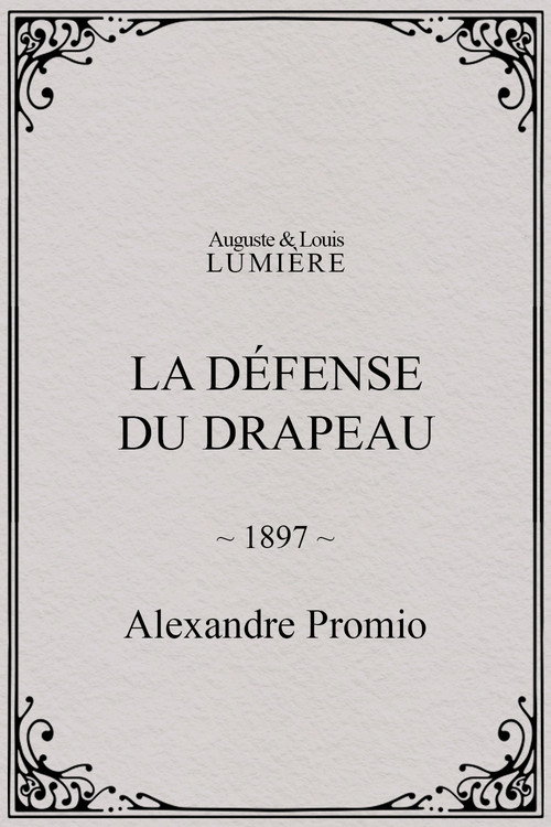 Póster de La défense du drapeau