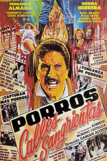 Póster de Porros: Calles sangrientas