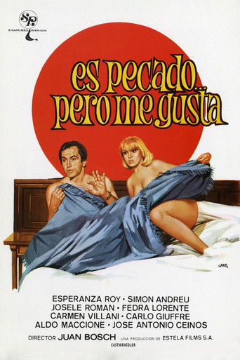 Póster de Es pecado... pero me gusta