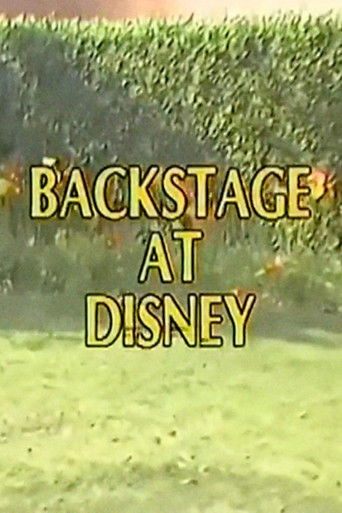Póster de Backstage at Disney